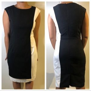 Colorblock Calvin Klein pencil dress!